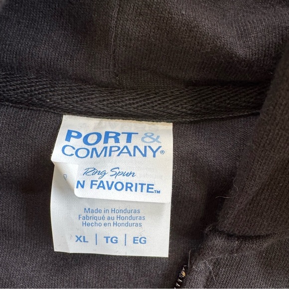 Pittsburgh Vintage Baseball Throwback Retro Design Full Zip Hoodie Sz XL Black - Picture 3 of 9